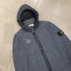 HOODIE KNIT STONE GREY