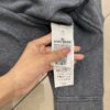 HOODIE KNIT STONE GREY