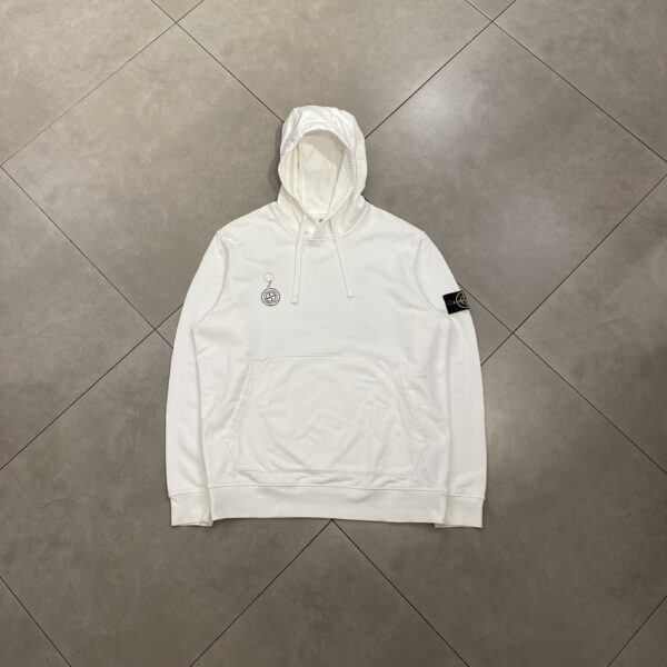 HOODIE STONE WHITE