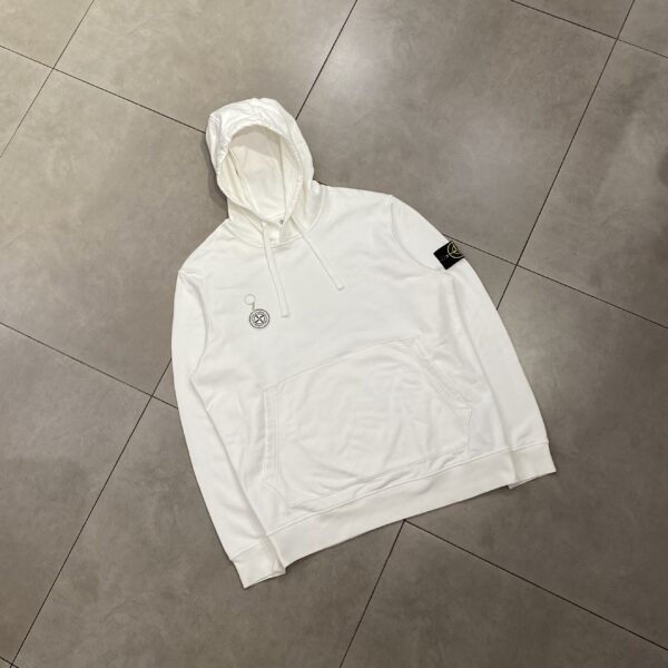 HOODIE STONE WHITE