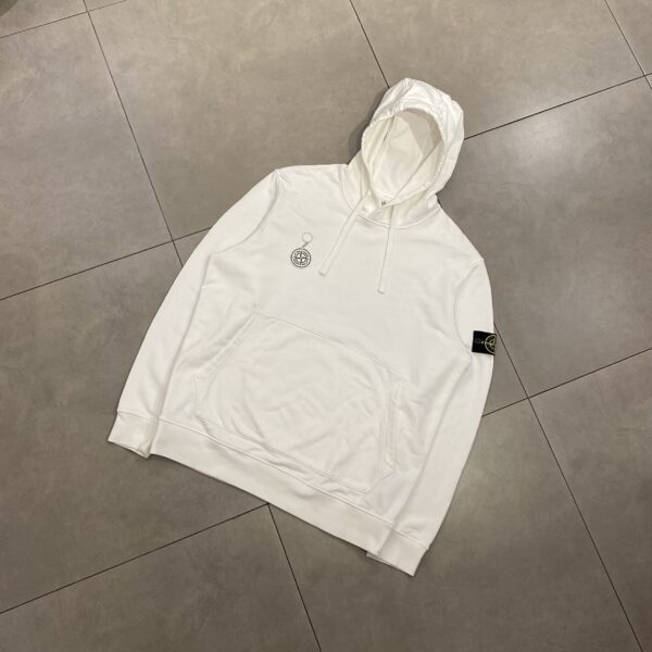 HOODIE STONE WHITE