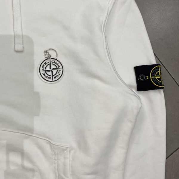 HOODIE STONE WHITE