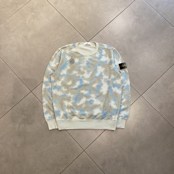 CAMO DEVORE CREWNECK