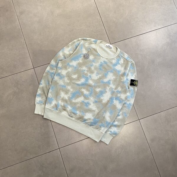 CAMO DEVORE CREWNECK