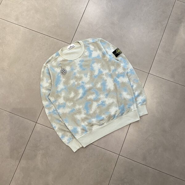 CAMO DEVORE CREWNECK