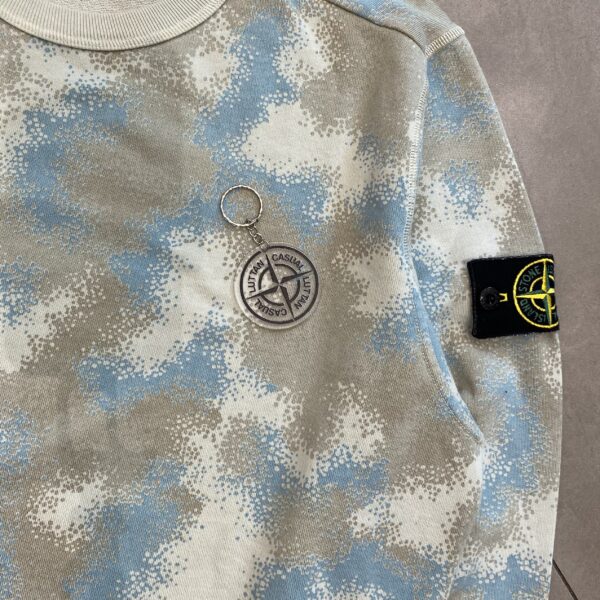 CAMO DEVORE CREWNECK