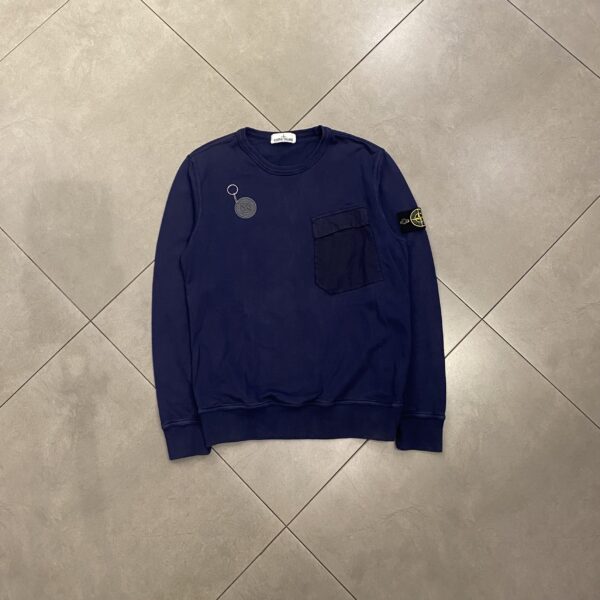CREWNECK POCKET NAVY