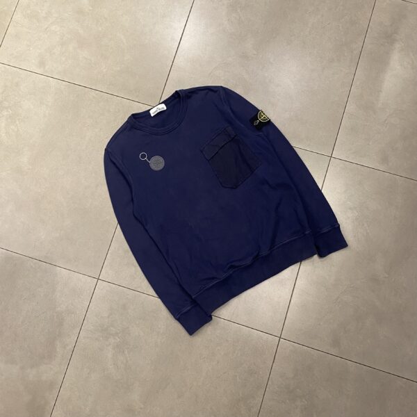 CREWNECK POCKET NAVY