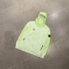 HOODIE GREEN WITH NYLON