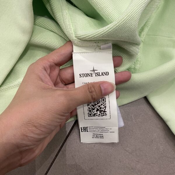 HOODIE GREEN WITH NYLON