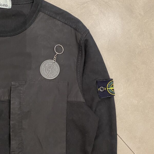 CREWNECK POCKET BLACK