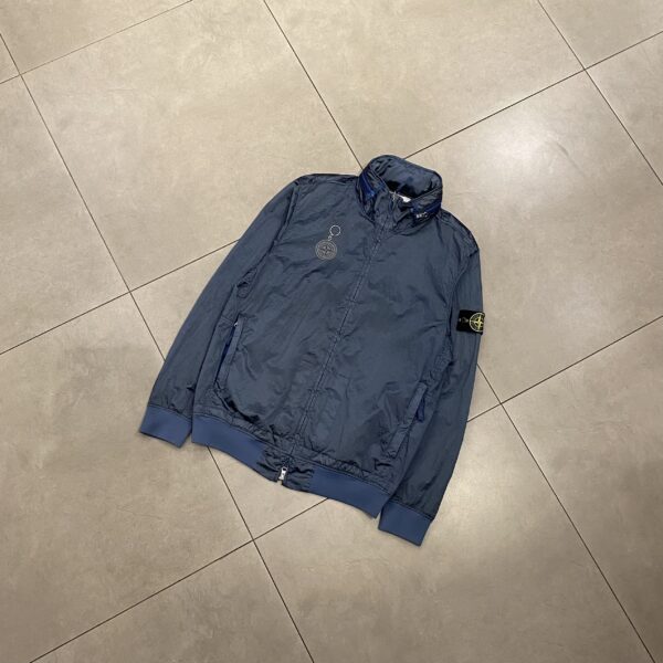 NYLON METAL JACKET BLUE