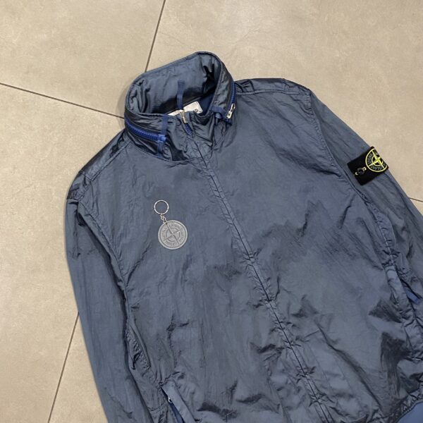NYLON METAL JACKET BLUE