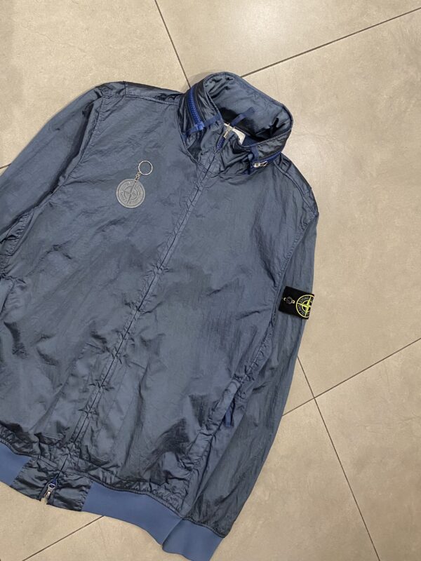 NYLON METAL JACKET BLUE