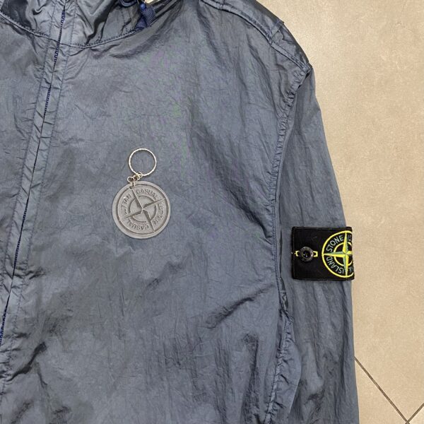 NYLON METAL JACKET BLUE