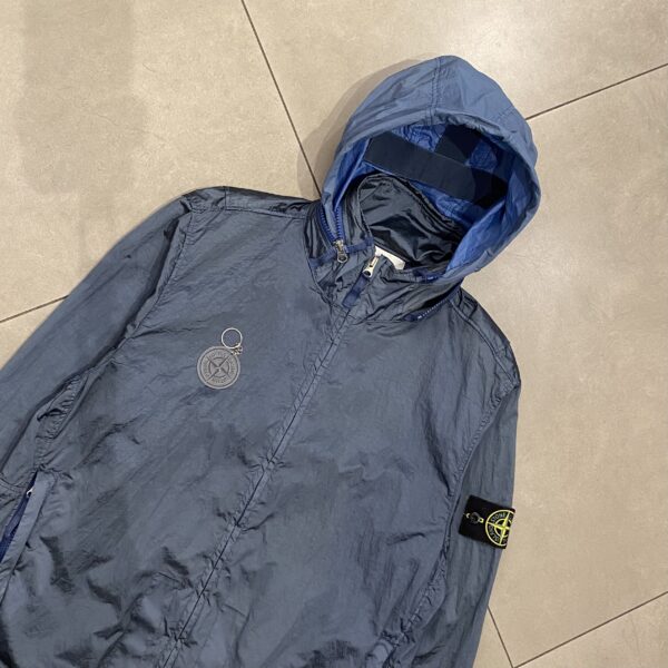NYLON METAL JACKET BLUE