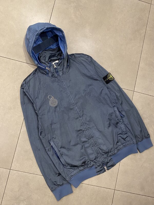 NYLON METAL JACKET BLUE