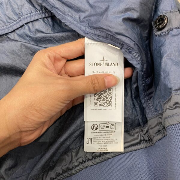 NYLON METAL JACKET BLUE