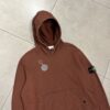 HOODIE BASIC BROWN - L