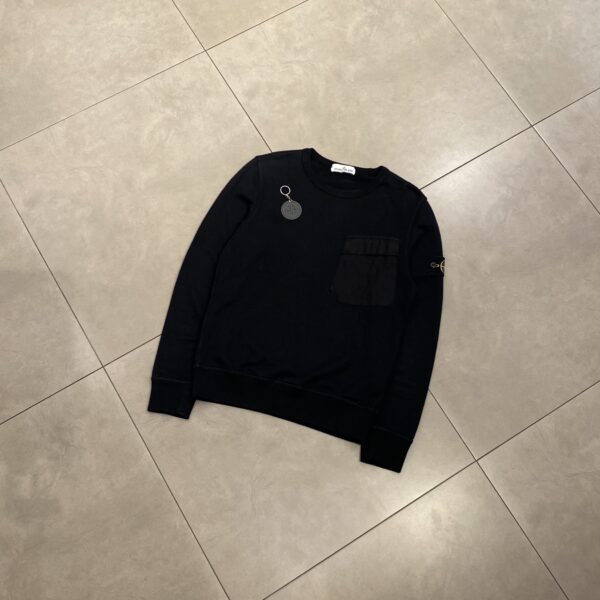 CREWNECK POCKET BLACK