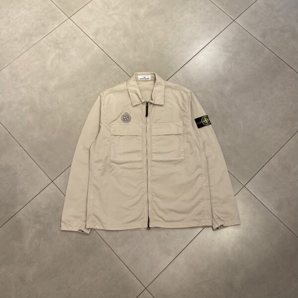 OVERSHIRT SUPIMA BEIGE - M