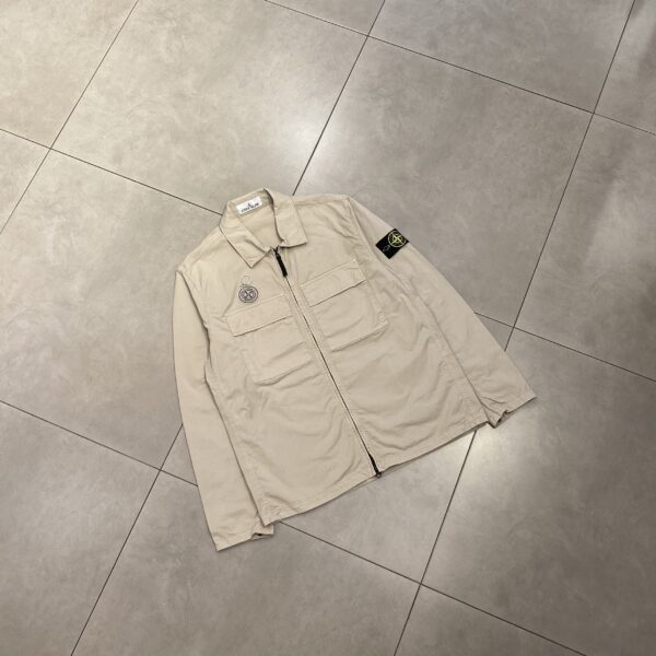 OVERSHIRT SUPIMA BEIGE - M