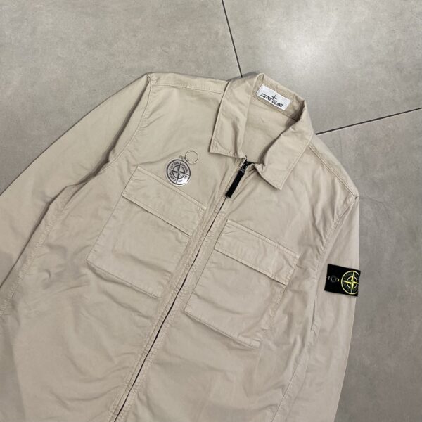 OVERSHIRT SUPIMA BEIGE - M