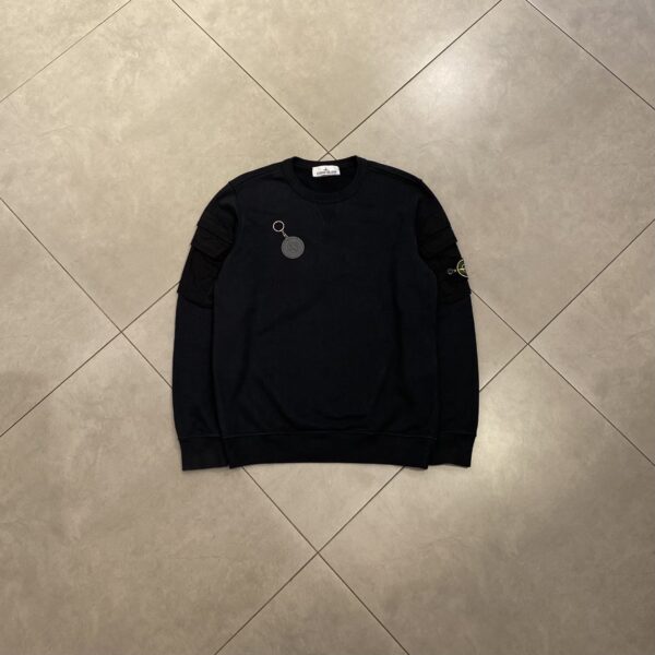 CREWNECK MULTIPOCKET BLACK - S