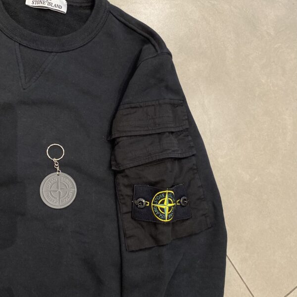 CREWNECK MULTIPOCKET BLACK - S