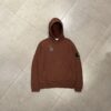 HOODIE BASIC BROWN - L