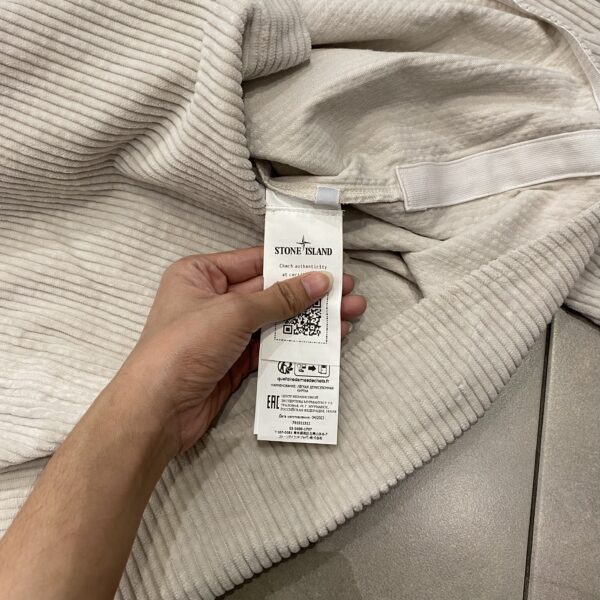 OVERSHIRT CORDU BROKEN WHITE - M