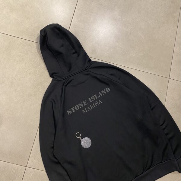 IMG_0941 STONE ISLAND HOODIE MARINA - L