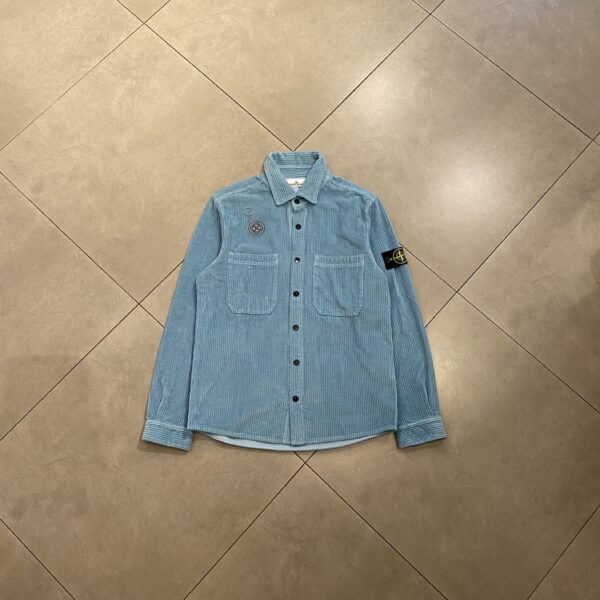 OVERSHIRT CORDU ICE BLUE - M