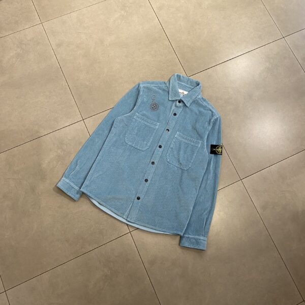 OVERSHIRT CORDU ICE BLUE - M