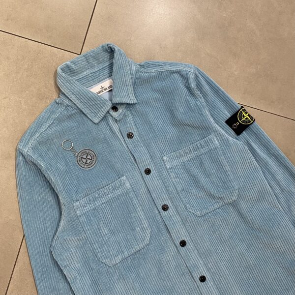 OVERSHIRT CORDU ICE BLUE - M