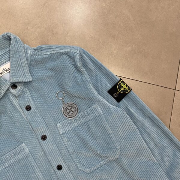 OVERSHIRT CORDU ICE BLUE - M