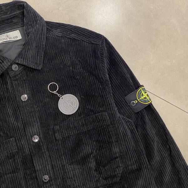 OVERSHIRT CORDU BLACK - M
