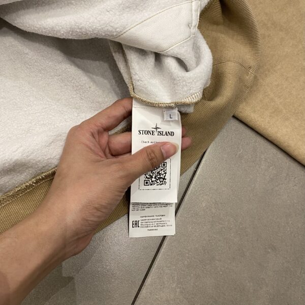 SUPREME X STONE ISLAND HOODIE - L