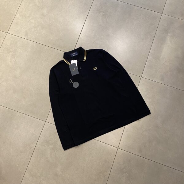 POLO SHIRT TIPPED GOLD - M L XL