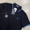 POLO SHIRT TIPPED BLUE - M