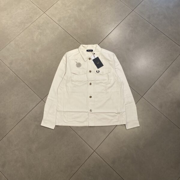OVERSHRIT FRED PERRY BROKEN WHITE