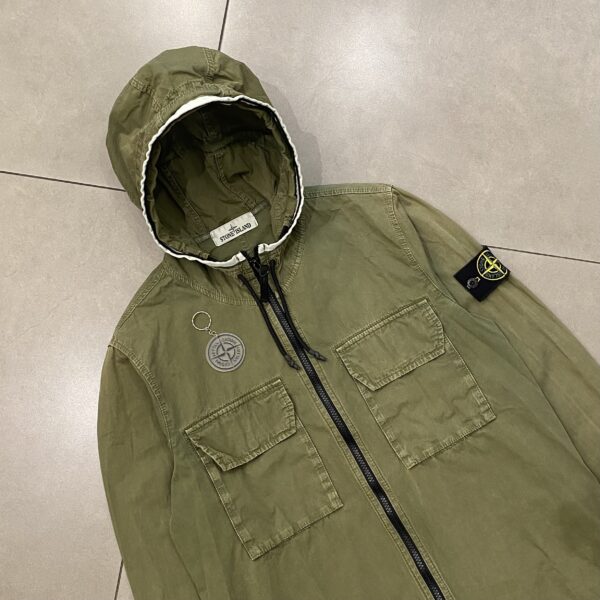 OVERSHIRT HOODIE OLIVE - S