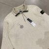 HALFZIP KNIT CREME - XL