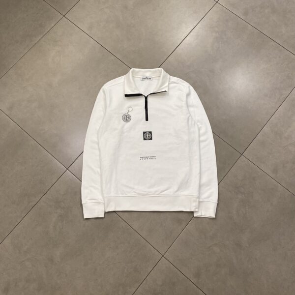IMG_1776 HALFZIP WHITE STONE ISLAND - L