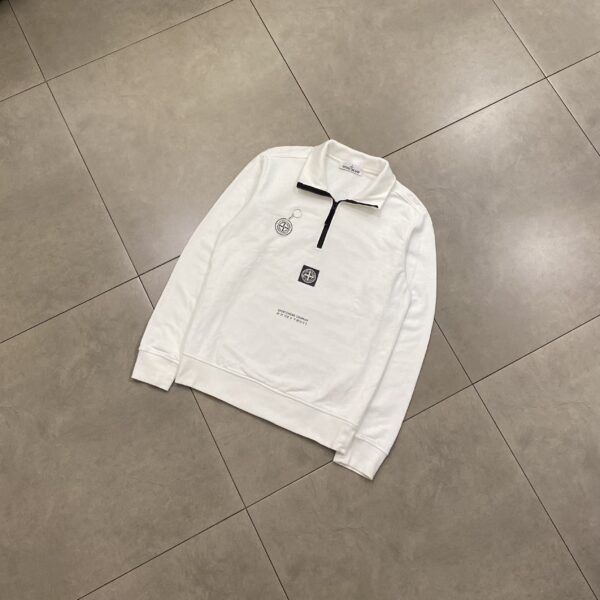 HALFZIP KNIT CREME - XL