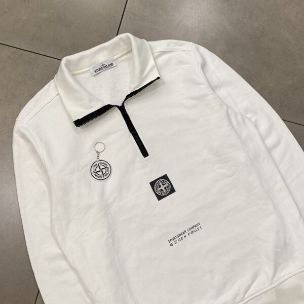 IMG_1778 HALFZIP WHITE STONE ISLAND - L
