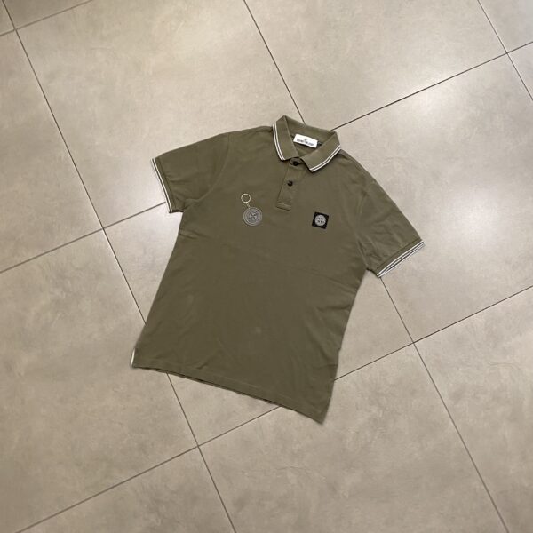 POLO STONE OLIVE - L