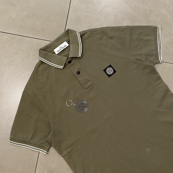 POLO STONE OLIVE - L