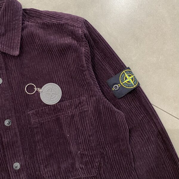 OVERSHIRT CORDU BURGUNDY - M