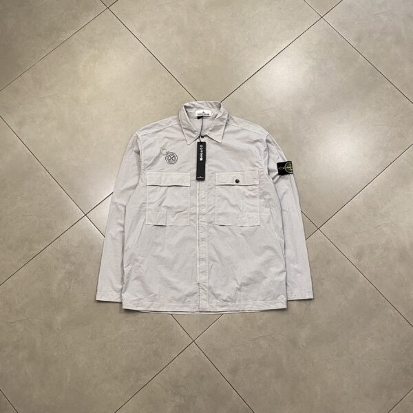 OVERSHIRT STONE GREY - L